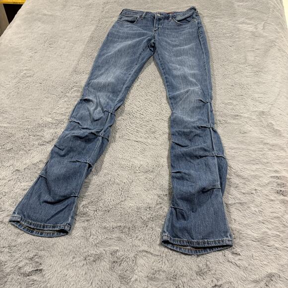 Pilcro Jeans Womens 27 Tall Bootcut Stretch Denim Recycled Urban Outfitters - Picture 1 of 13